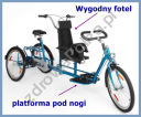 Rower tandem dwuosobowy