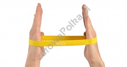 Pętla gumowa / MSD Band Loop - żółta /słaba - ćwiczenia rąk, nóg