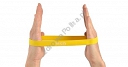 Pętla gumowa / MSD Band Loop - żółta /słaba - ćwiczenia rąk, nóg