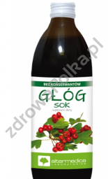 Głóg sok 500ml bez konserwantów, sok z głogu