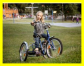 Rower rehabilitacyjny trójkołowy dla dzieci od 8 roku życia
