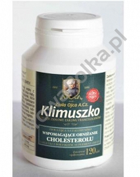Zioła Klimuszko wspierające prawidłowy poziom cholesterolu 120 tabl