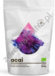 Naturalne Acai 100% naturalny proszek z owoców Bio acai 100g