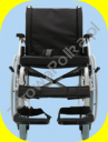 wózek inwalidzki aluminiowy do 135kg z pasem bezpieczeństwa