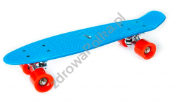 Deskorolka speed board niebieska kółka czerwone