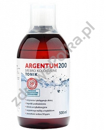 Srebro koloidalne 500ml tonik Argentum200 (50 ppm) 