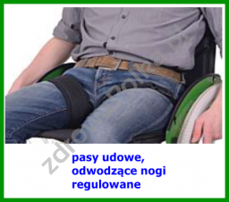 Pasy stabilizujące, udowe, odwodzące do wózków