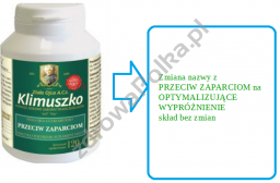 Zioła ks Klimuszki optymalizujące wypróżnienie 120 tabl 