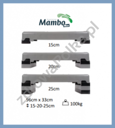 Step do aerobiku 3 wysokości 15, 20 i 25cm