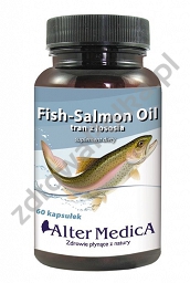 Tran z Łososia - FISH - SALMON OIL 60 kaps.