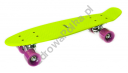 Deskorolka speed board zielona kółka fioletowe