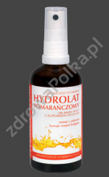 Woda z kwiatów Neroli Hydrolat Pomarańczowy 100ml reguluje zaczerwienienia, hamuje rozpad kolagenu