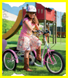 Rower rehabilitacyjny trójkołowy dziewczynki