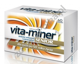 Vita-miner Senior tabletki 60 szt dla osób po 50 roku życia