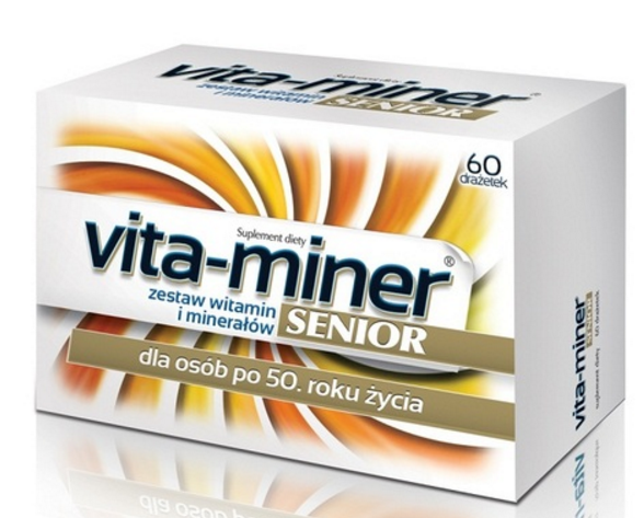 Vita-miner Senior tabletki 60 szt dla osób po 50 roku życia - Sklep ...