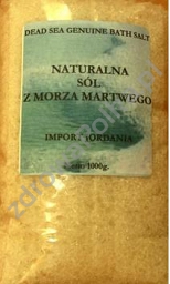 Naturalna sól z Morza Martwego 950g / sól relaksacyjna do kąpieli