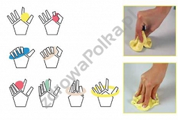 Masa do rehabilitacji ręki - THERAFLEX PUTTY PLUS 110GR - Miękka/ Żółta 