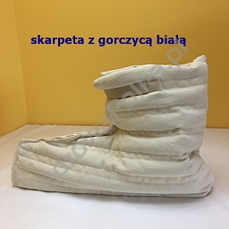 Skarpety gorczycowe z bursztynem