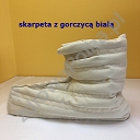 Skarpety gorczycowe z bursztynem