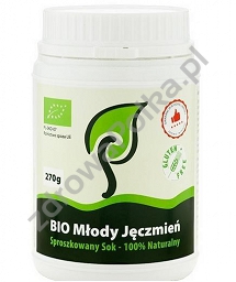 młody jęczmień sproszkowany sok 100% BIO 270g