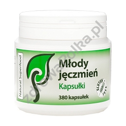 Młody jęczmień naturalny 380kaps 