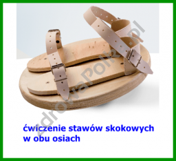 Przyrząd do ćwiczeń nóg stawów skokowych okrągły