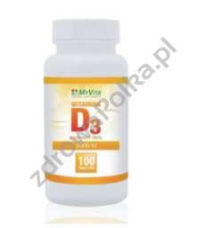 Witamina D3 w tabletkach 100szt 