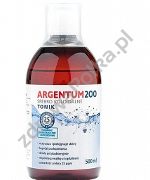 Srebro koloidalne 500ml tonik Argentum200 (25) ppm) 
