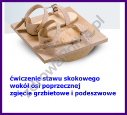 Przyrząd do ćwiczeń nóg, stawów skokowych, walec