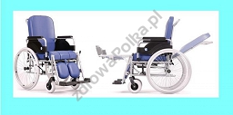 Wózek inwalidzki i toaletowy, spełnia 2 funkcje