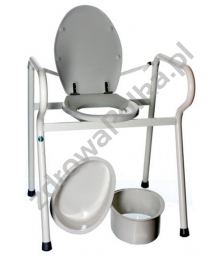 Krzesło prysznicowe z wiadrem XXL dla osób do 200kg