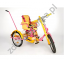 Rower trójkołowy składany dla dzieci ze spastyką