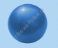 Piłka do ćwiczeń o średnicy 25cm niebieska z pompką 