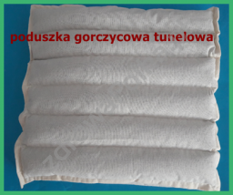 Poduszka gorczycowa duża 90x33cm tunelowa