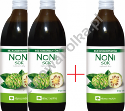 NONI – sok z owoców noni 500ml zestaw 3szt