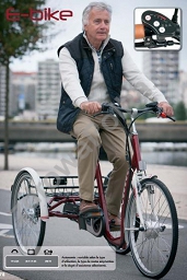 Rower rehabilitacyjny trójkołowy dla dorosłych do 120kg 
