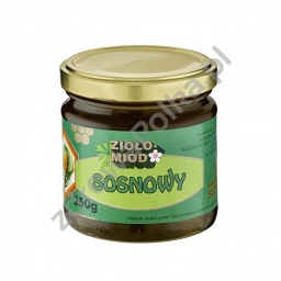 Ziołomiód Sosnowy 250g przy schorzeniach górnych dróg oddechowych