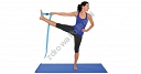 Pasek do jogi  z klamrą - Mambo Yoga 180 x 3,7cm