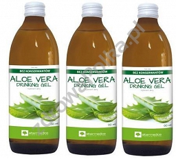 Aloe Vera Drinking Gel 1000ml x 3szt  zestaw