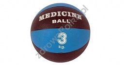 Piłka lekarska 3kg niebieska duża średnica 20cm