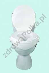 Nakładka toaletowa do siedzenia z pokrywą z rączkami po bokach