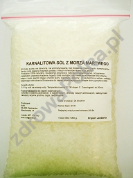 Karnalitowa sól z Morza Martwego 1 kg / Sól magnezowo - potasowa