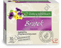 Bratek 30 tabl  zioła w tabletkach 