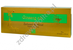 Żeń - Szeń Ginseng 500 z miodem ampułki 10x10ml