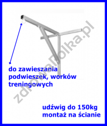 Kolumna, wspornik do zawieszania na ścianie do 150kg