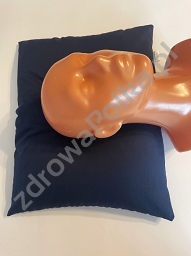 Poduszka do spania na plecach ze stabilizacją głowy