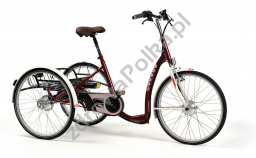 Rower rehabilitacyjny trójkołowy elektryczny dla dorosłych