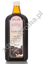 Czarny bez 100% sok 500ml