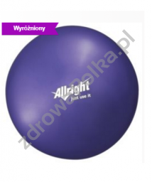 Piłka gimnastyczna średnica 26 cm fioletowa miękka