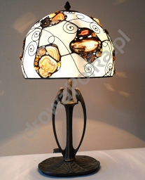 Lampa Ptak-Agaty/Muszle/Bursztyn L 28